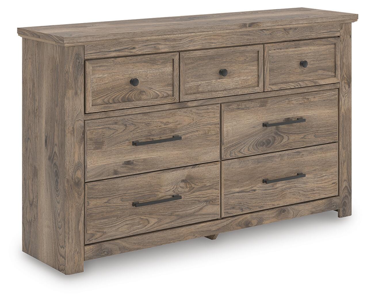 Rusticott Queen Panel Bed, Dresser and Nightstand Signature Design by Ashley® Bedroom