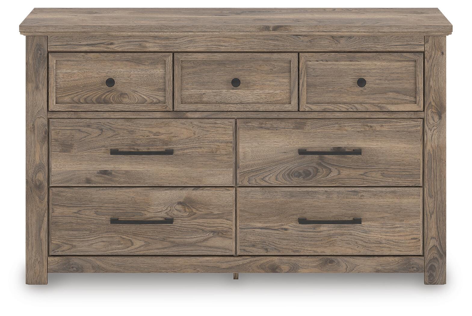Rusticott Queen Panel Bed, Dresser and Nightstand Signature Design by Ashley® Bedroom