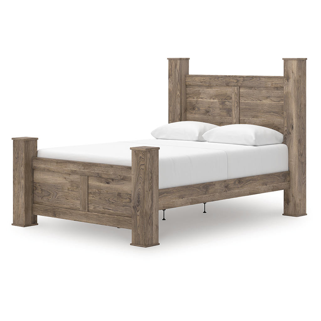 Rusticott Queen Poster Bed Signature Design by Ashley® Bedroom