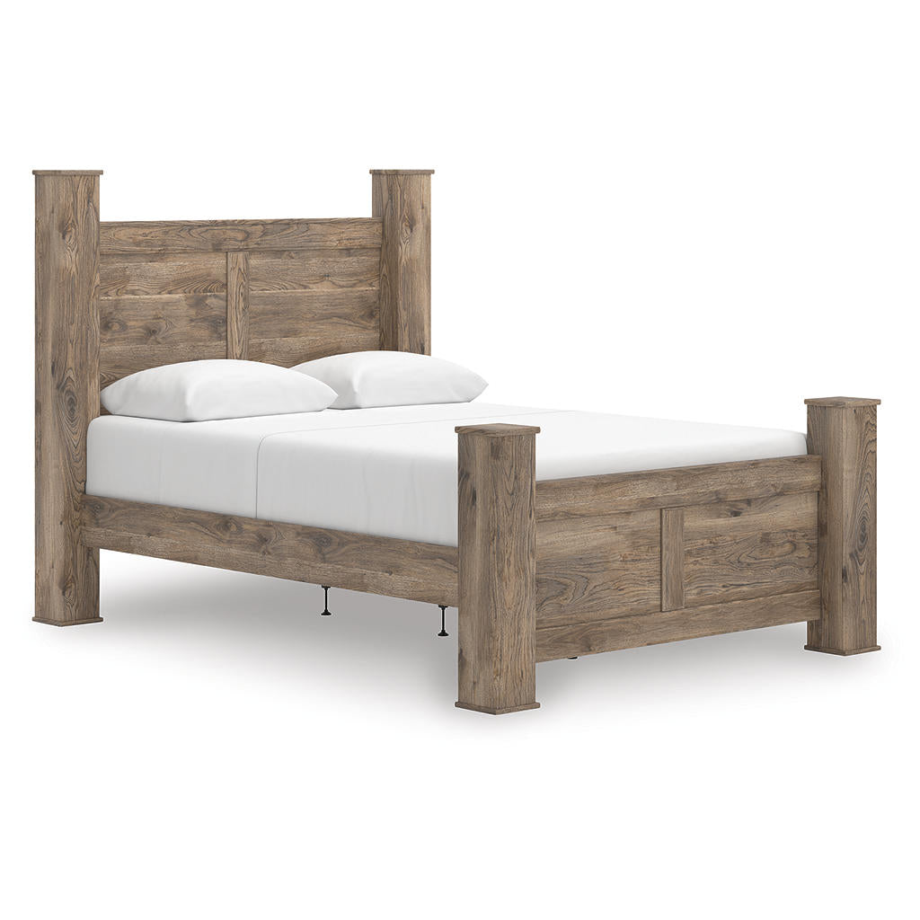 Rusticott Queen Poster Bed Signature Design by Ashley® Bedroom