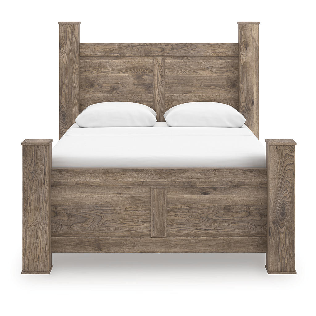 Rusticott Queen Poster Bed Signature Design by Ashley® Bedroom