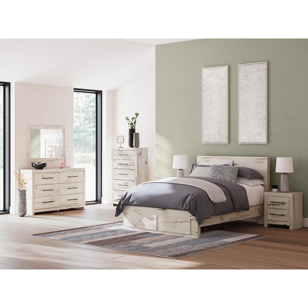 Lawroy Queen Panel Storage Bed, Dresser and Mirror Signature Design by Ashley® Uncategorized