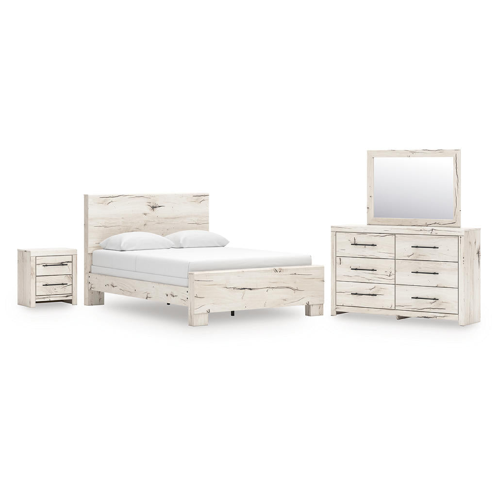 Lawroy Queen Panel Bed, Dresser, Mirror and Nightstand Benchcraft® Uncategorized