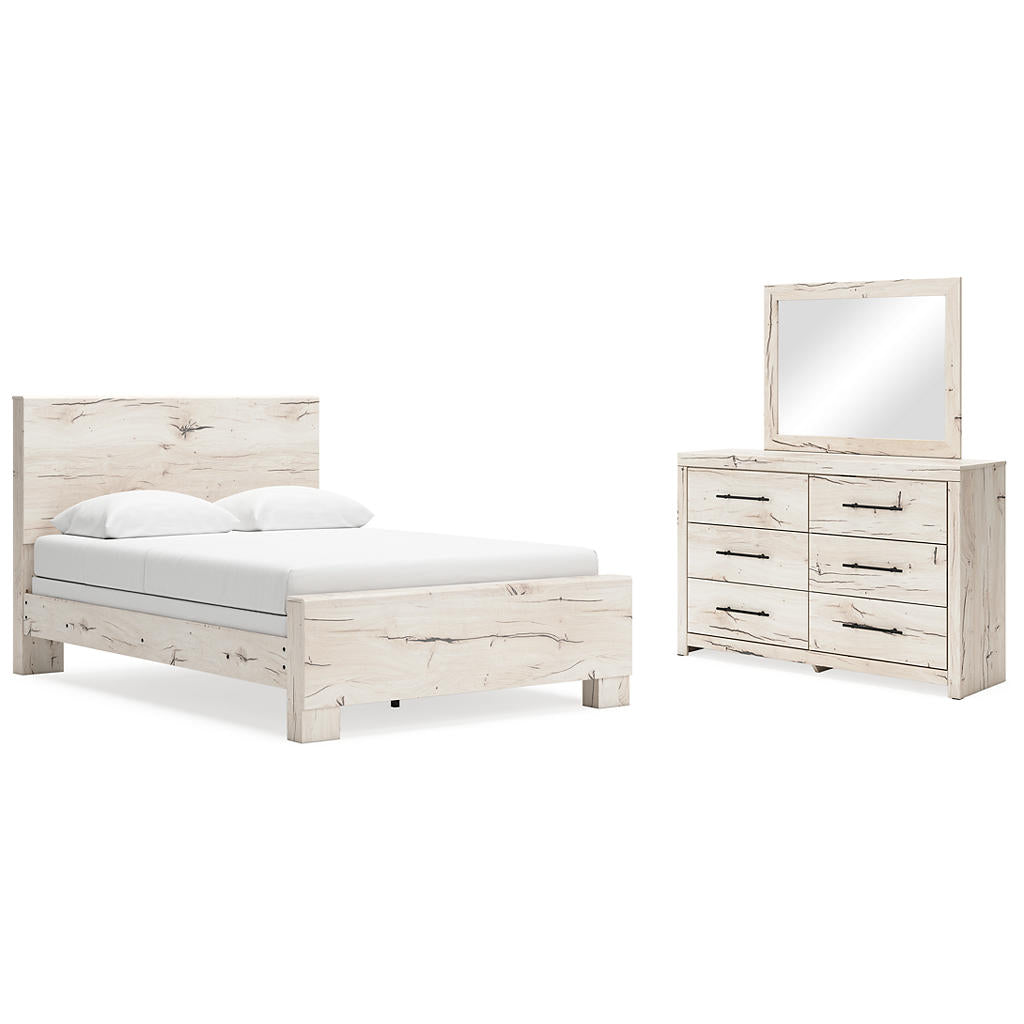 Lawroy Queen Panel Bed, Dresser and Mirror Benchcraft® Uncategorized