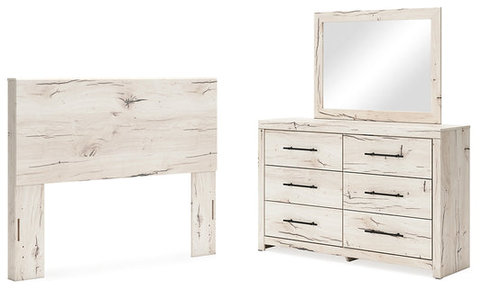 Lawroy Queen Panel Headboard, Dresser and Mirror