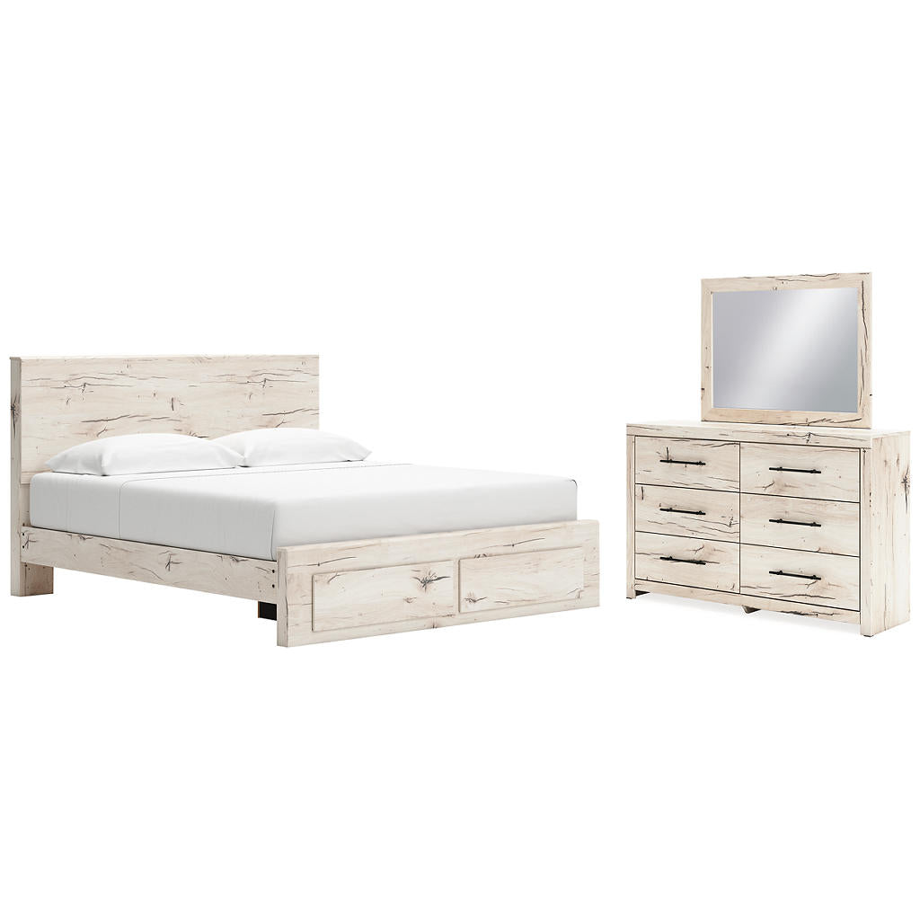 Lawroy King Panel Storage Bed, Dresser and Mirror Signature Design by Ashley® Uncategorized