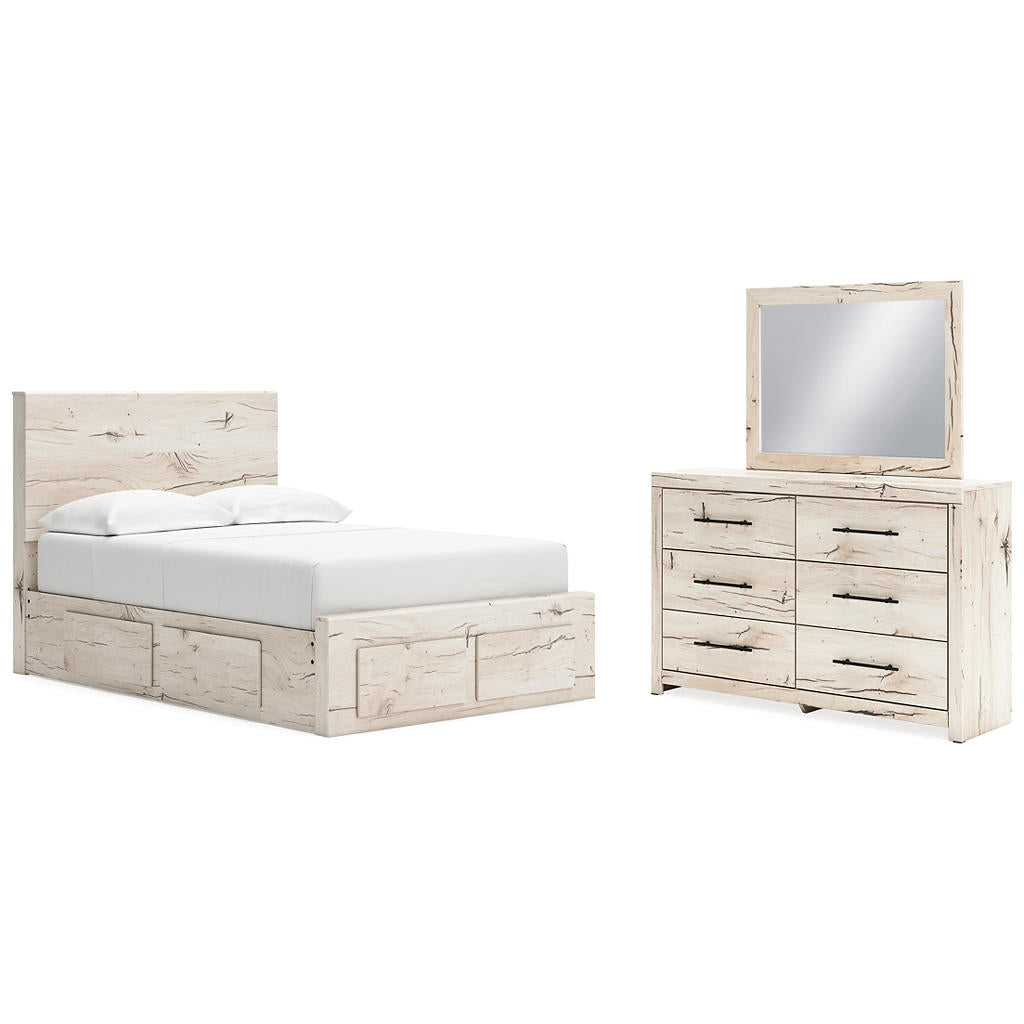 Lawroy Full Panel Storage Bed, Dresser and Mirror Signature Design by Ashley® Uncategorized