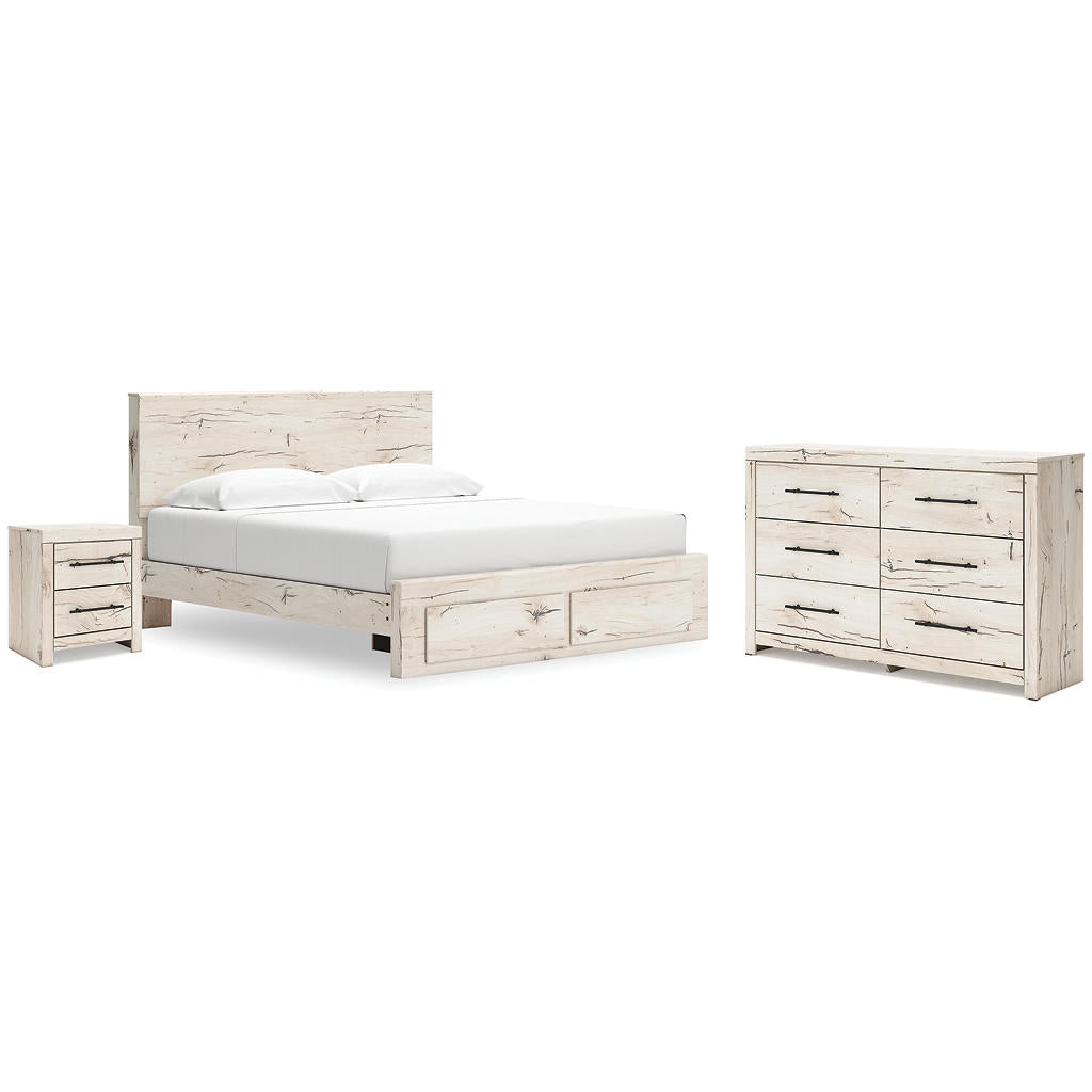 Lawroy King Storage Bed, Dresser and Nightstand Signature Design by Ashley® Uncategorized