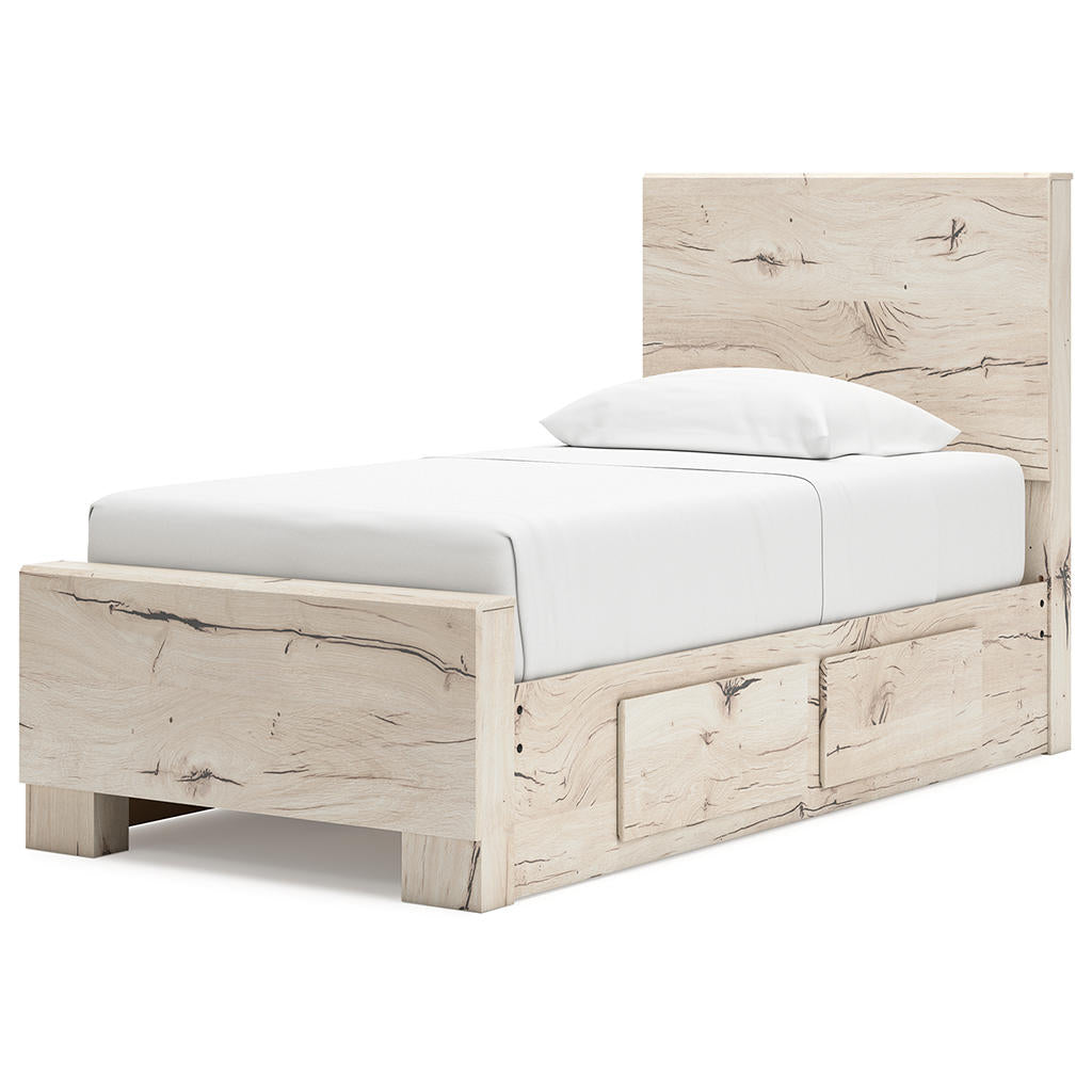 Lawroy Twin Panel Bed with Storage and Nightstand Signature Design by Ashley® Uncategorized