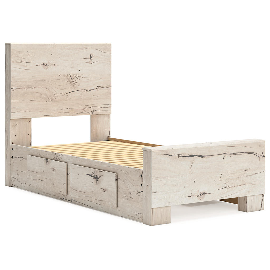 Lawroy Twin Panel Bed with Storage, Dresser and Mirror Signature Design by Ashley® Uncategorized