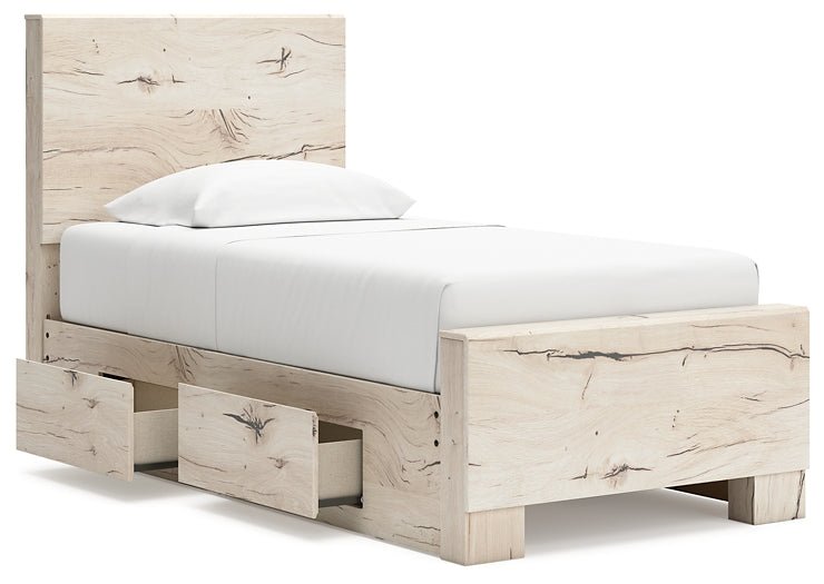 Lawroy Twin Panel Bed with Storage and Nightstand Signature Design by Ashley® Uncategorized