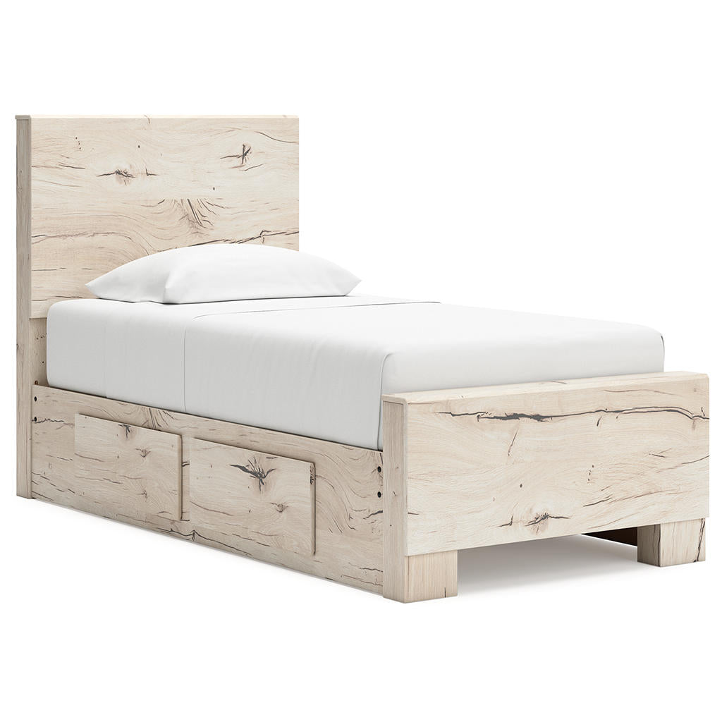 Lawroy Twin Panel Bed with Storage, Dresser and Mirror Signature Design by Ashley® Uncategorized
