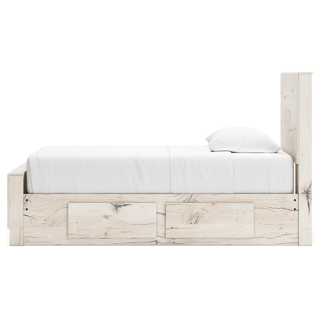 Lawroy Twin Panel Bed with Storage Signature Design by Ashley® Beds