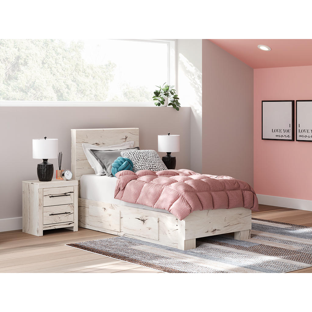Lawroy Twin Panel Bed with Storage, Dresser and Mirror Signature Design by Ashley® Uncategorized