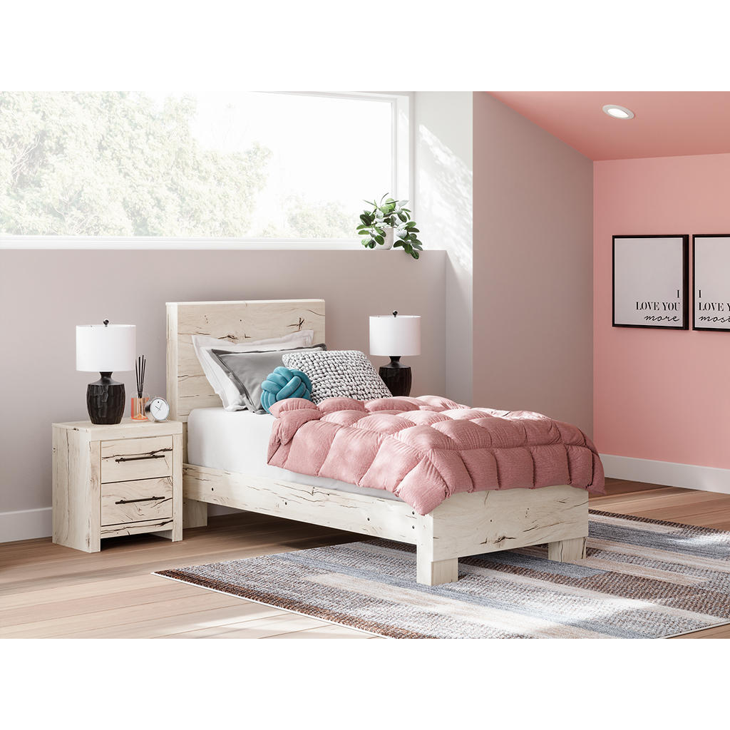 Lawroy Twin Panel Bed, Dresser and Mirror Benchcraft® Uncategorized