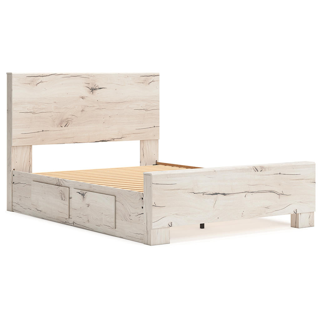 Lawroy Queen Panel Bed with Storage, Dresser and Mirror Signature Design by Ashley® Uncategorized