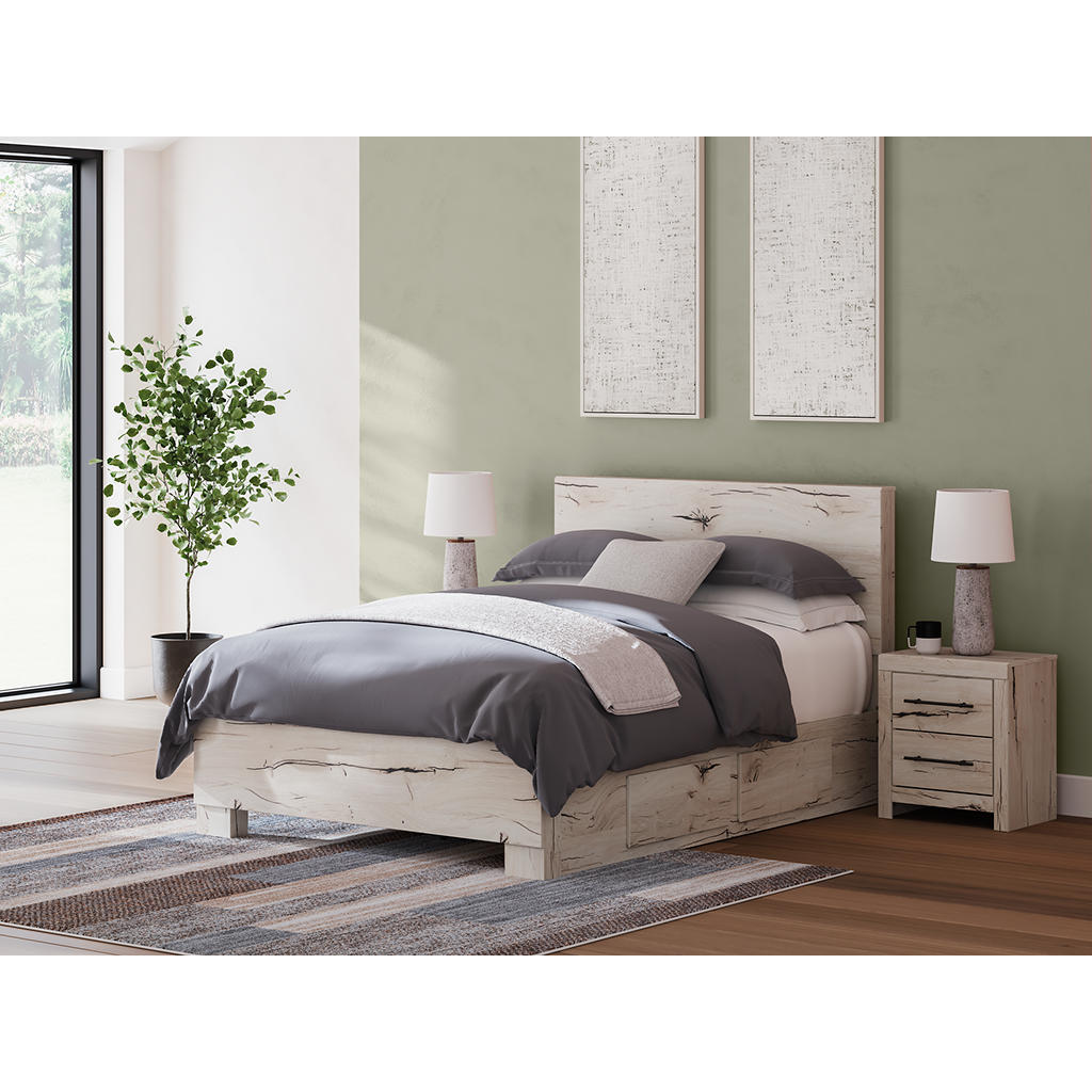 Lawroy Queen Panel Bed with Storage Signature Design by Ashley® Bedroom