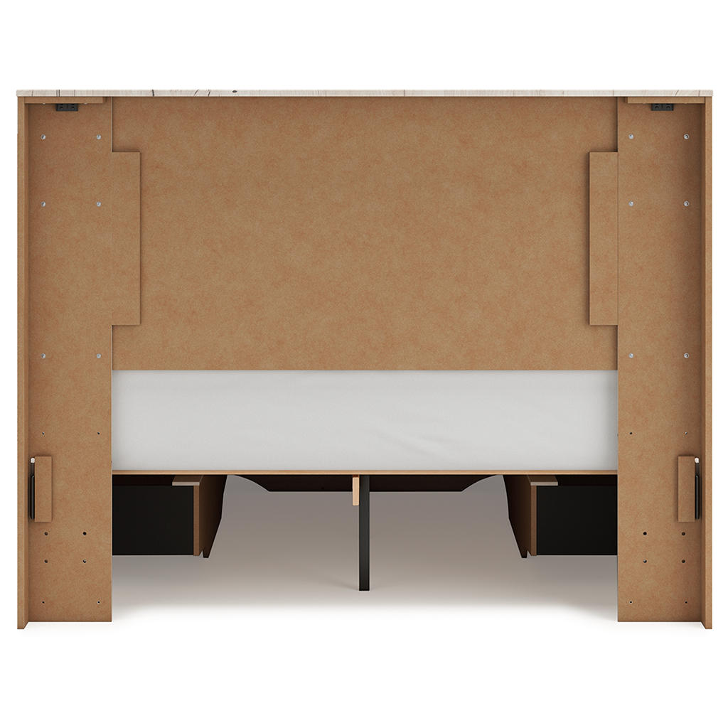 Lawroy Queen Panel Storage Bed, Dresser and Mirror Signature Design by Ashley® Uncategorized