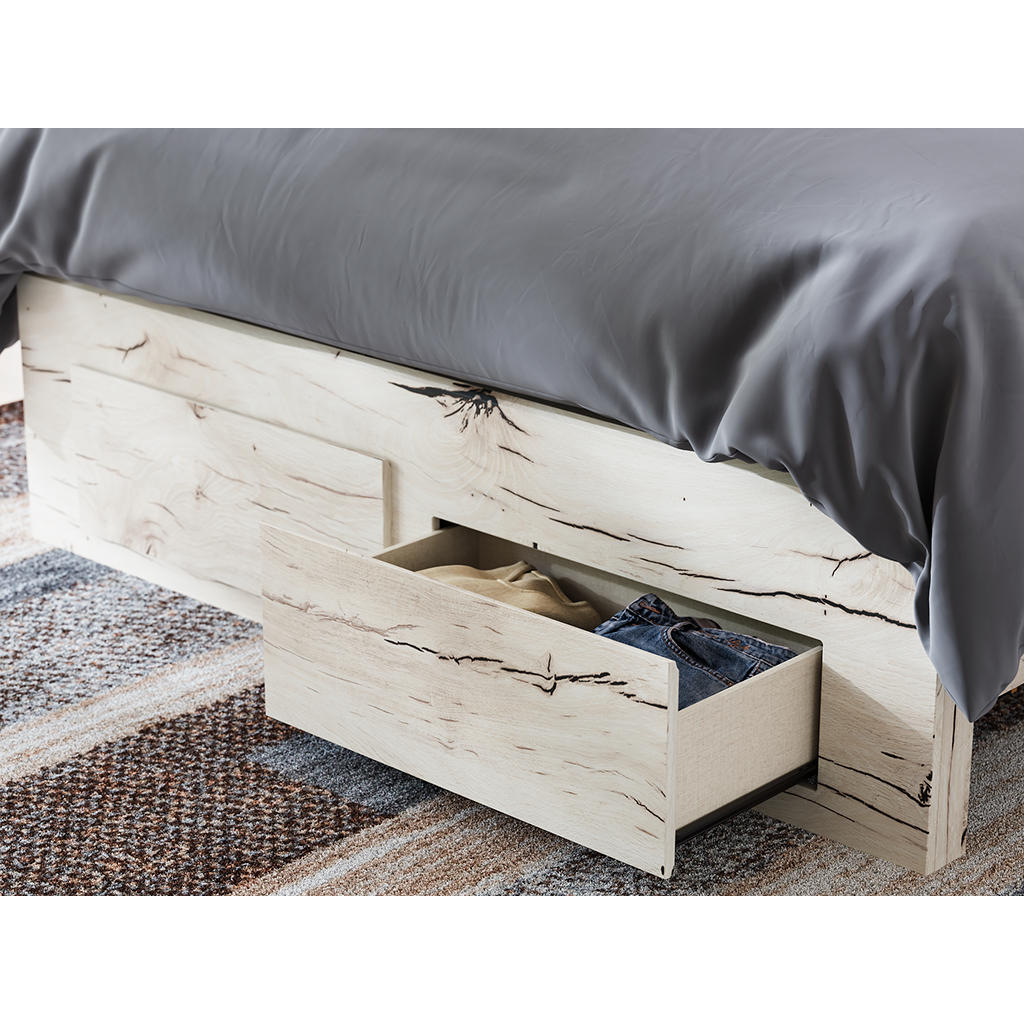 Lawroy Queen Panel Storage Bed, Dresser and Mirror Signature Design by Ashley® Uncategorized