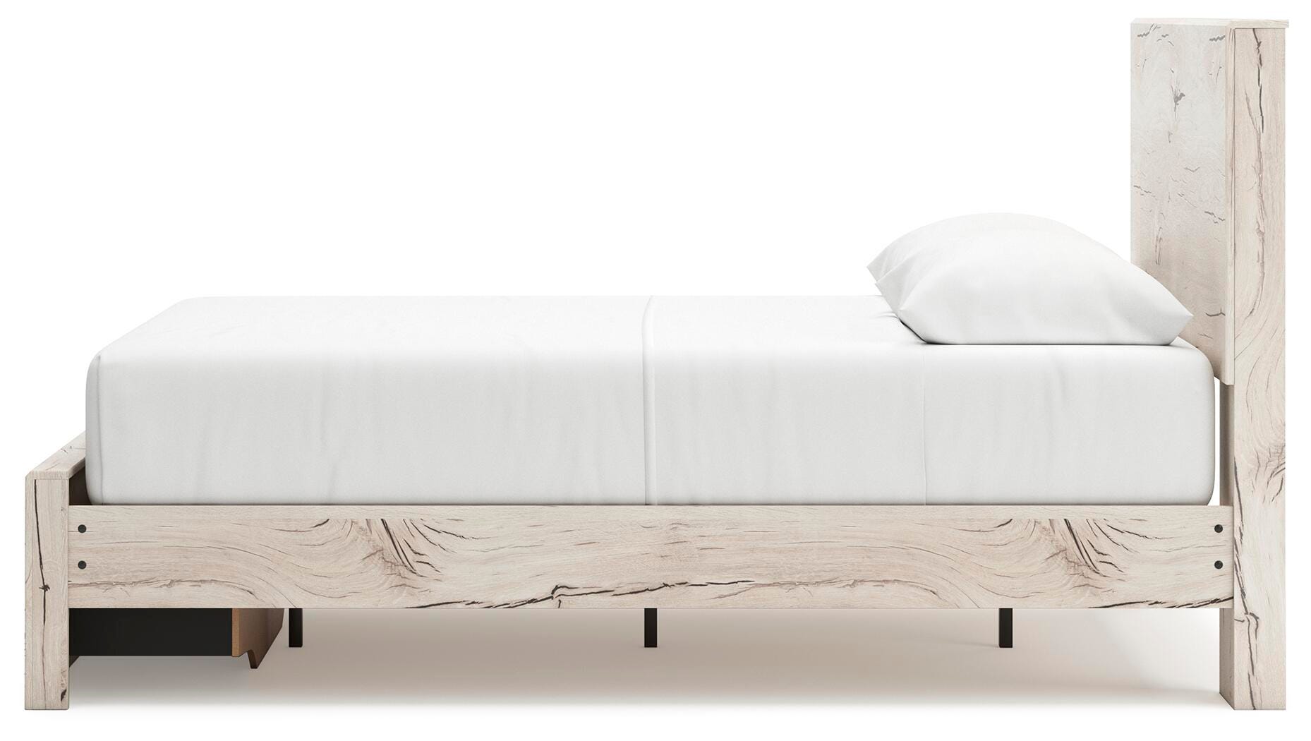 Lawroy Queen Panel Storage Bed, Dresser, Mirror, Chest and Nightstand