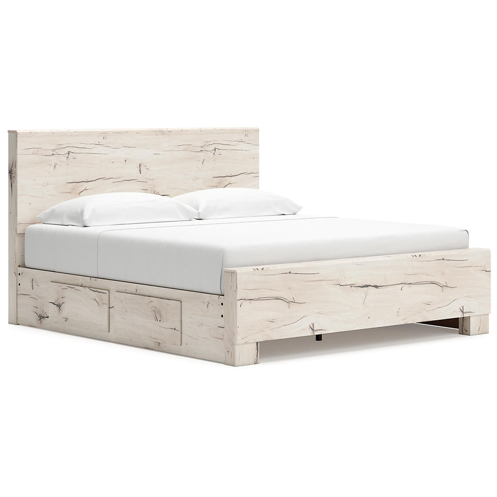 Lawroy King Panel Bed with Storage, Dresser and Mirror Signature Design by Ashley® Uncategorized