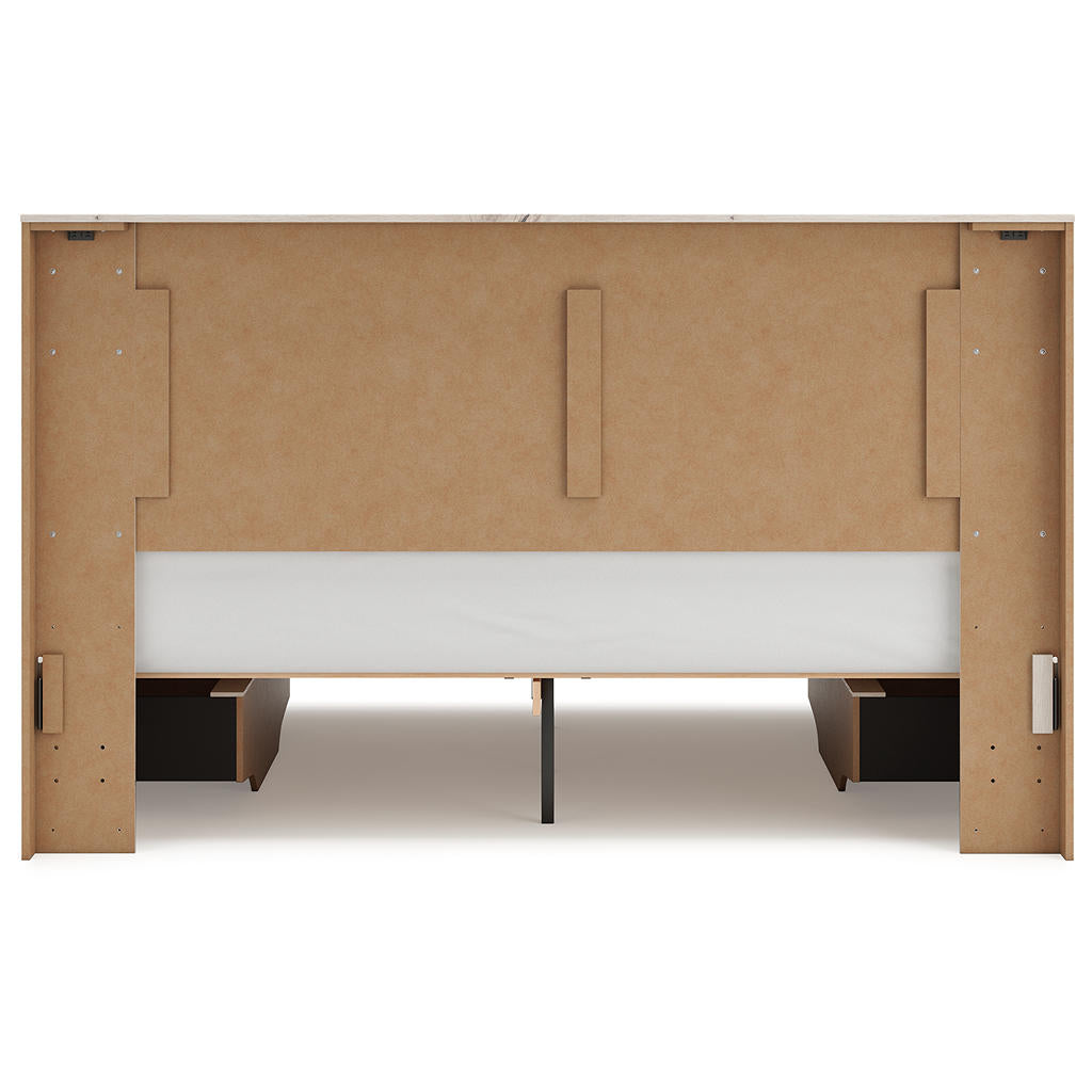 Lawroy King Panel Bed with Storage, Dresser and Mirror Signature Design by Ashley® Uncategorized