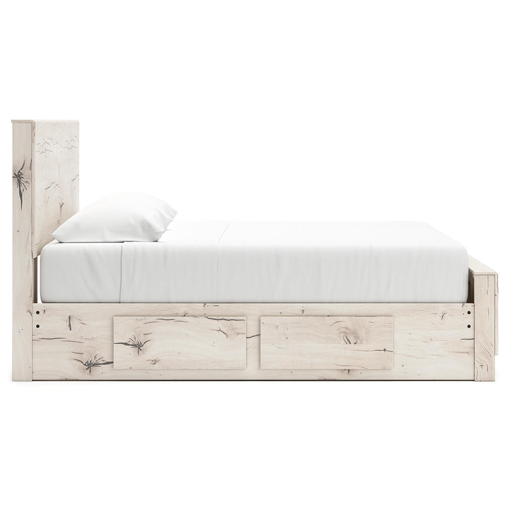 Lawroy King Panel Bed with Storage, Dresser and Mirror Signature Design by Ashley® Uncategorized