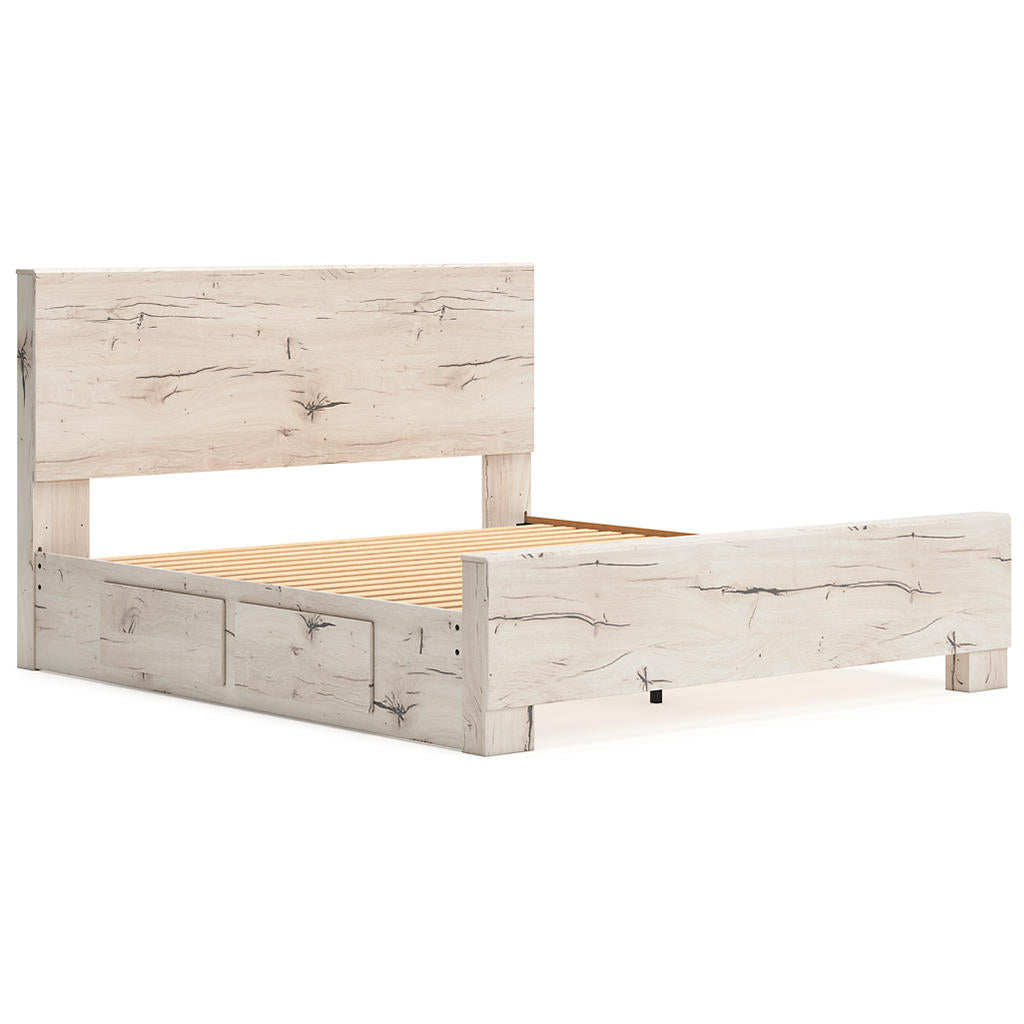 Lawroy King Panel Bed with Storage, Dresser and Mirror Signature Design by Ashley® Uncategorized
