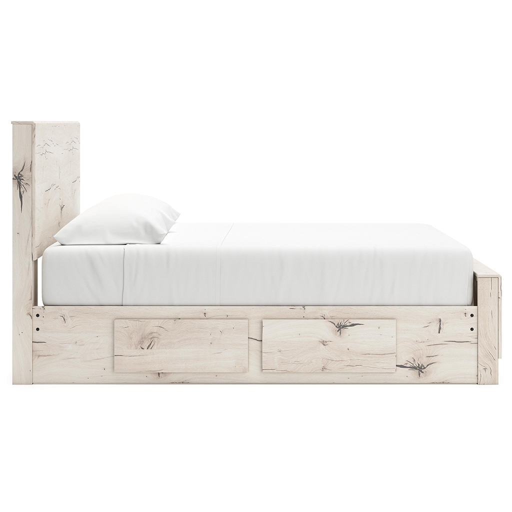 Lawroy King Panel Bed with Storage, Dresser and Mirror Signature Design by Ashley® Uncategorized