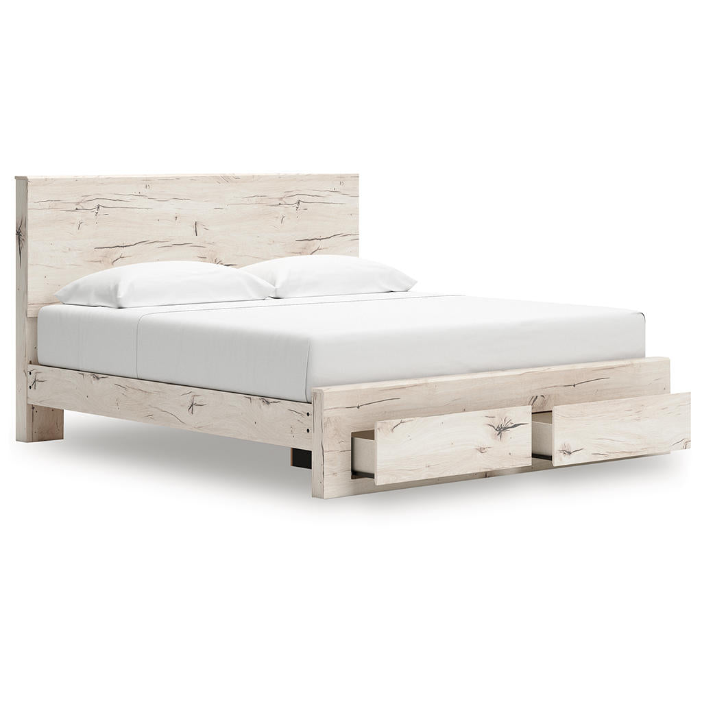 Lawroy King Panel Storage Bed, Dresser, Mirror, Chest and 2 Nightstands Signature Design by Ashley® Uncategorized