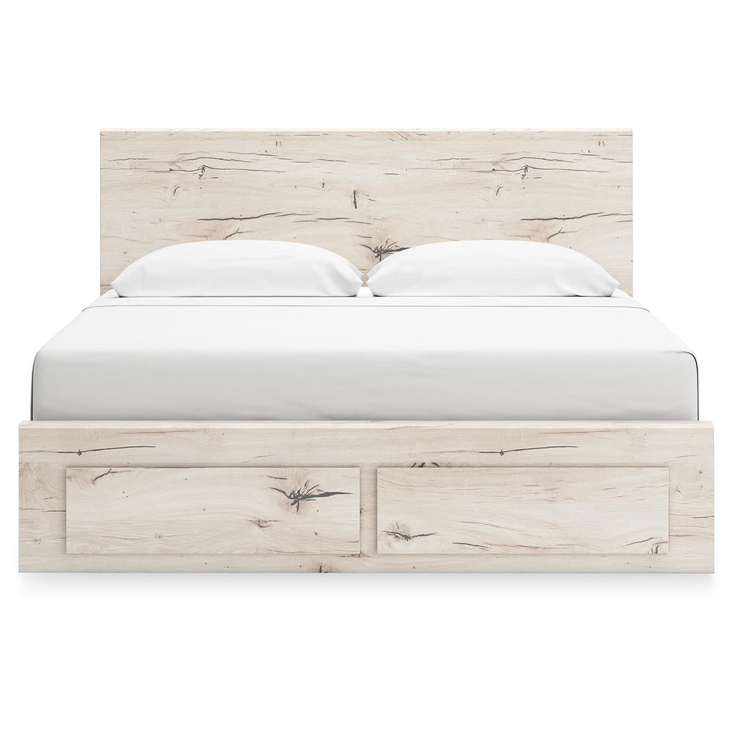 Lawroy King Panel Storage Bed, Dresser, Mirror, Chest and 2 Nightstands Signature Design by Ashley® Uncategorized