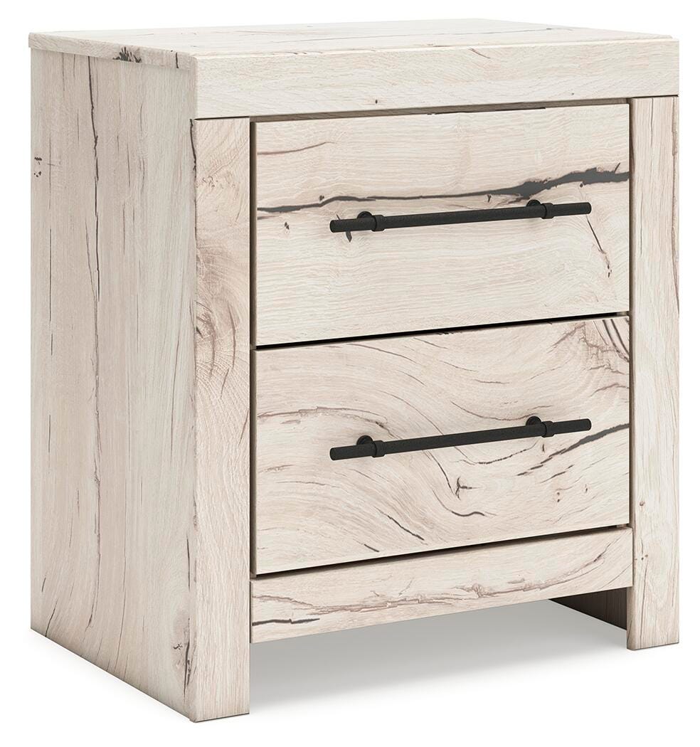 Lawroy Queen Panel Storage Bed, Dresser, Mirror, Chest and Nightstand