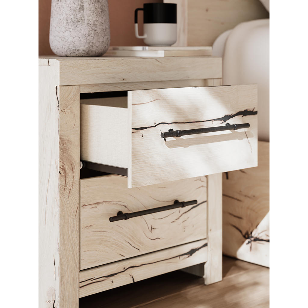Lawroy King Panel Bed, Dresser, Mirror and Nightstand Benchcraft® Uncategorized