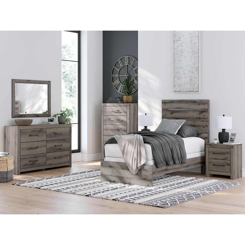 Graystorm Twin Panel Bed Signature Design by Ashley® Beds