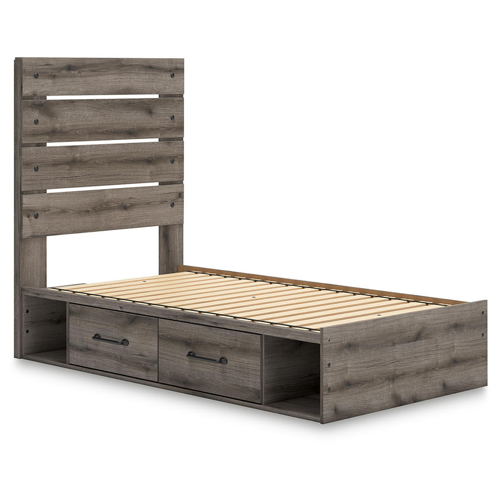 Graystorm Twin Panel Storage Bed Signature Design by Ashley® Beds