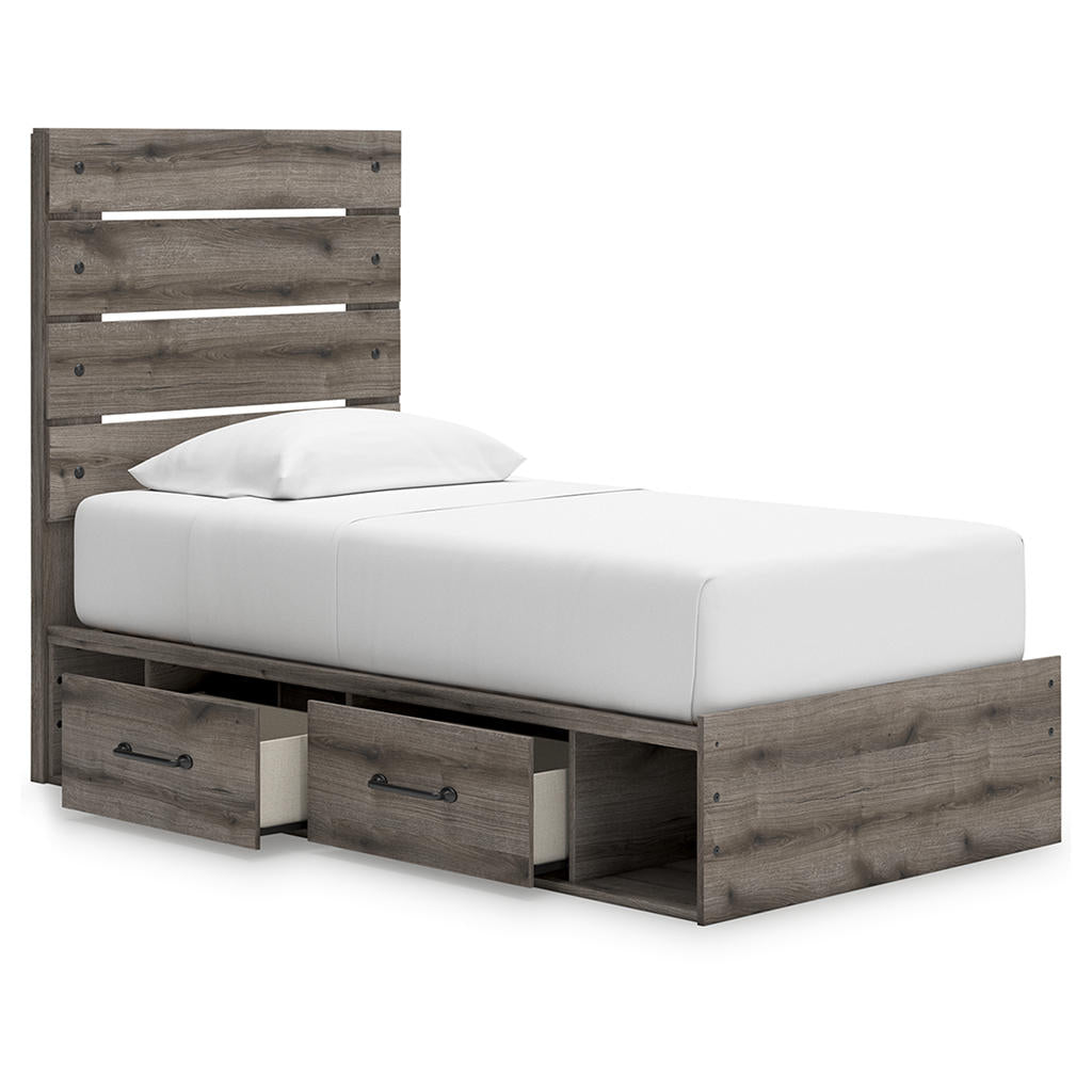 Graystorm Twin Panel Storage Bed Signature Design by Ashley® Beds