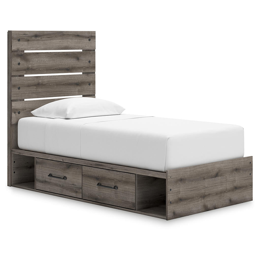 Graystorm Twin Panel Storage Bed Signature Design by Ashley® Beds
