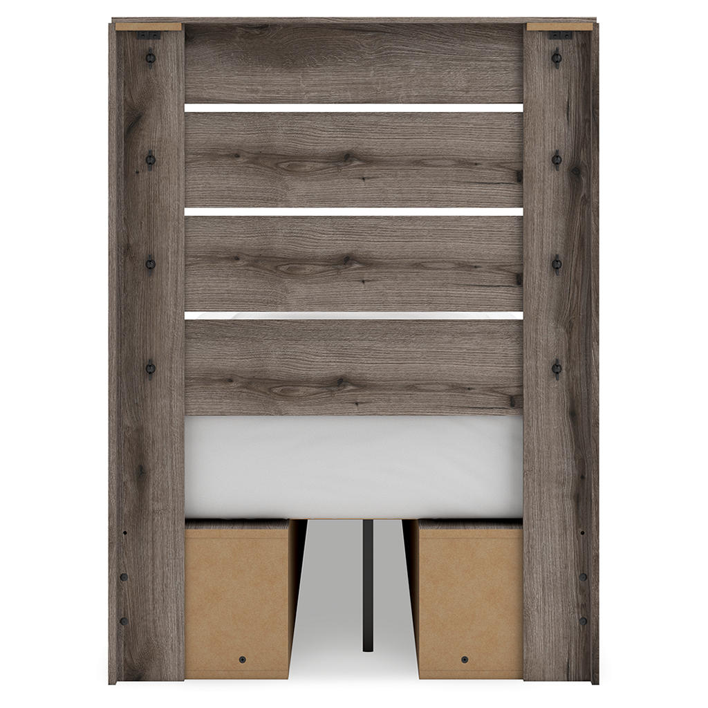 Graystorm Twin Panel Bed with Storage Signature Design by Ashley® Beds