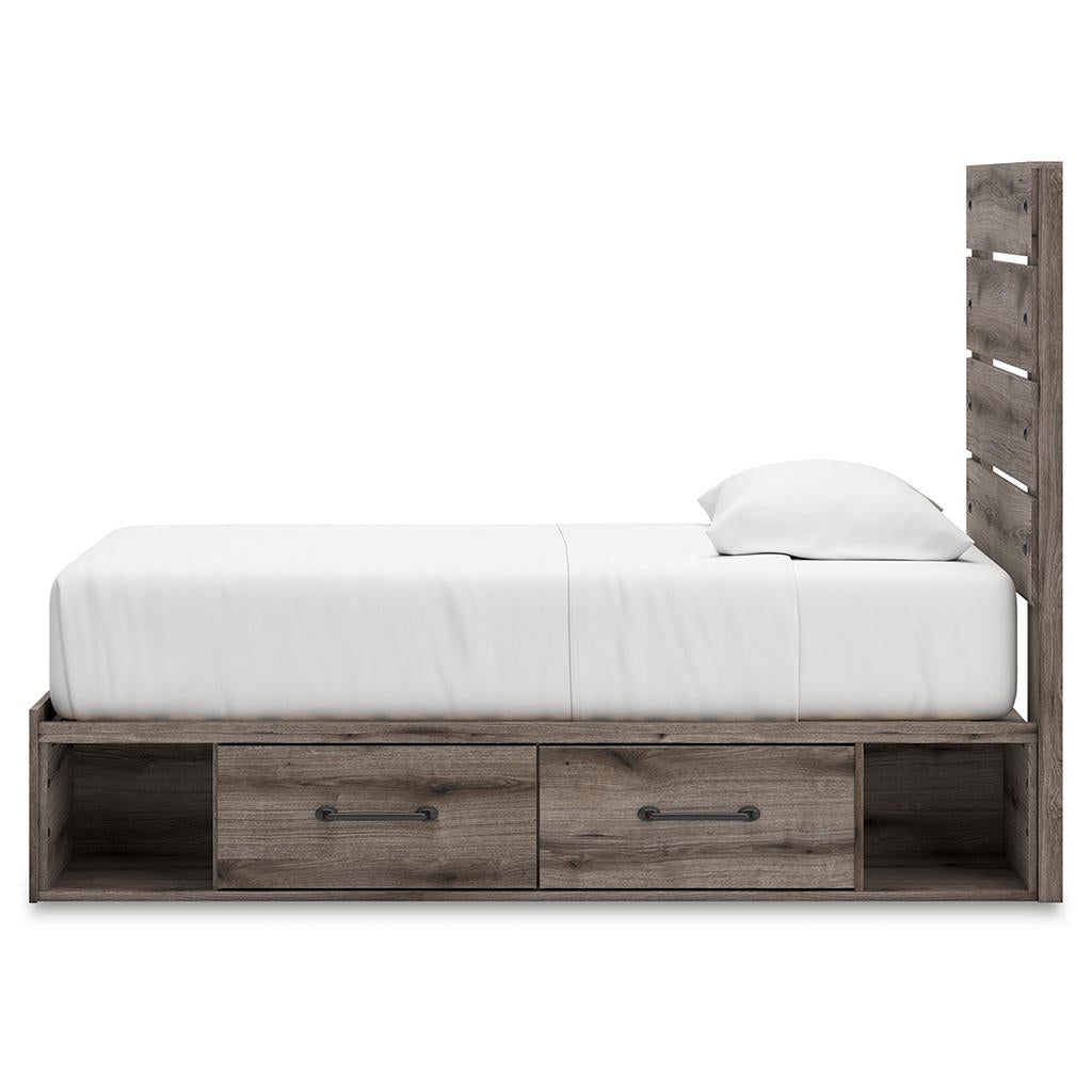 Graystorm Twin Panel Bed with Storage Signature Design by Ashley® Beds