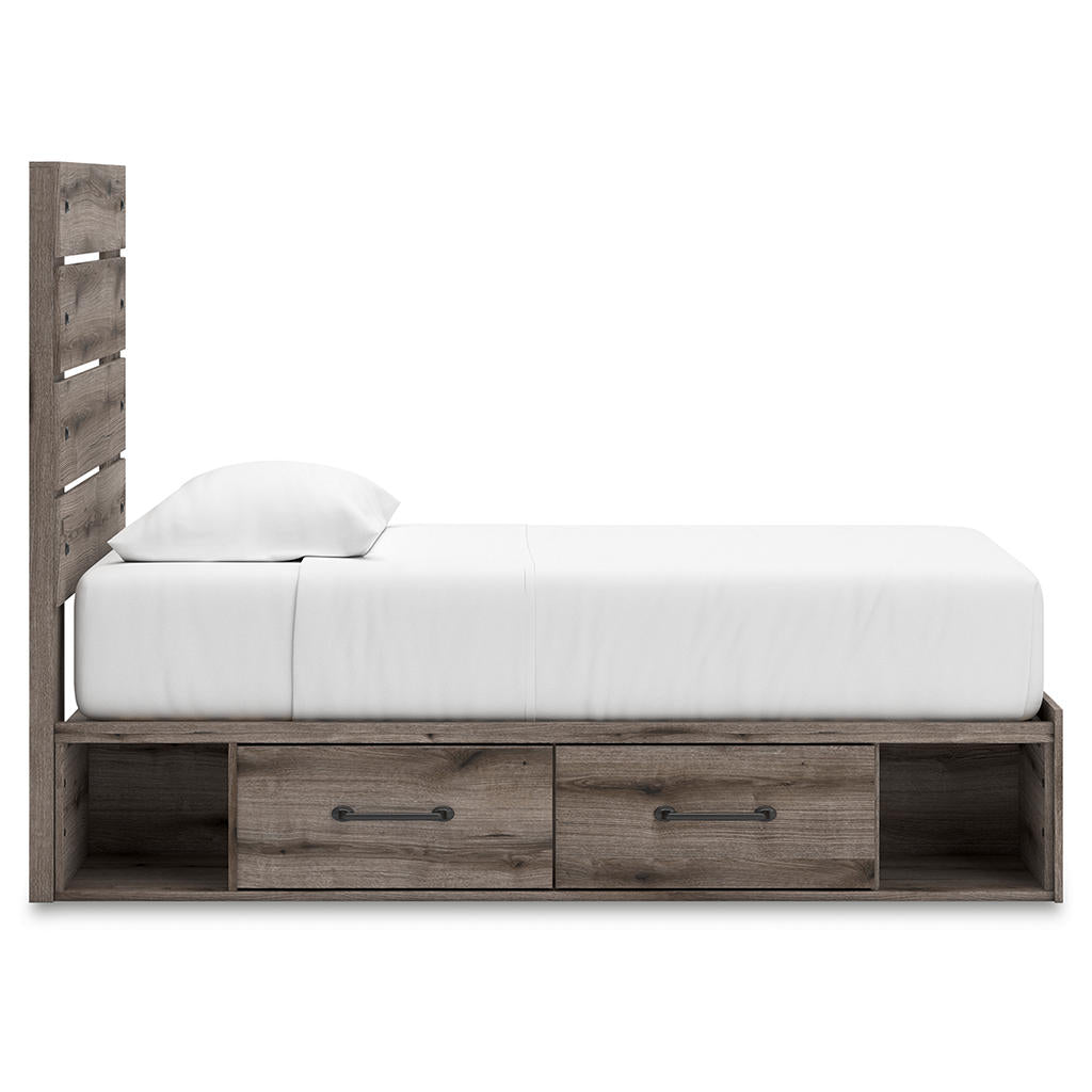 Graystorm Twin Panel Bed with Storage Signature Design by Ashley® Beds