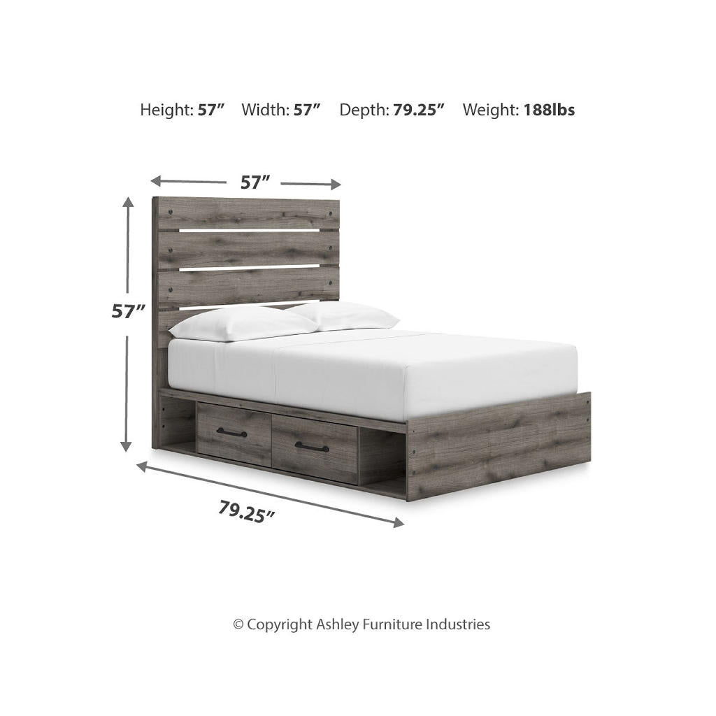 Graystorm Full Panel Storage Bed Signature Design by Ashley® Beds