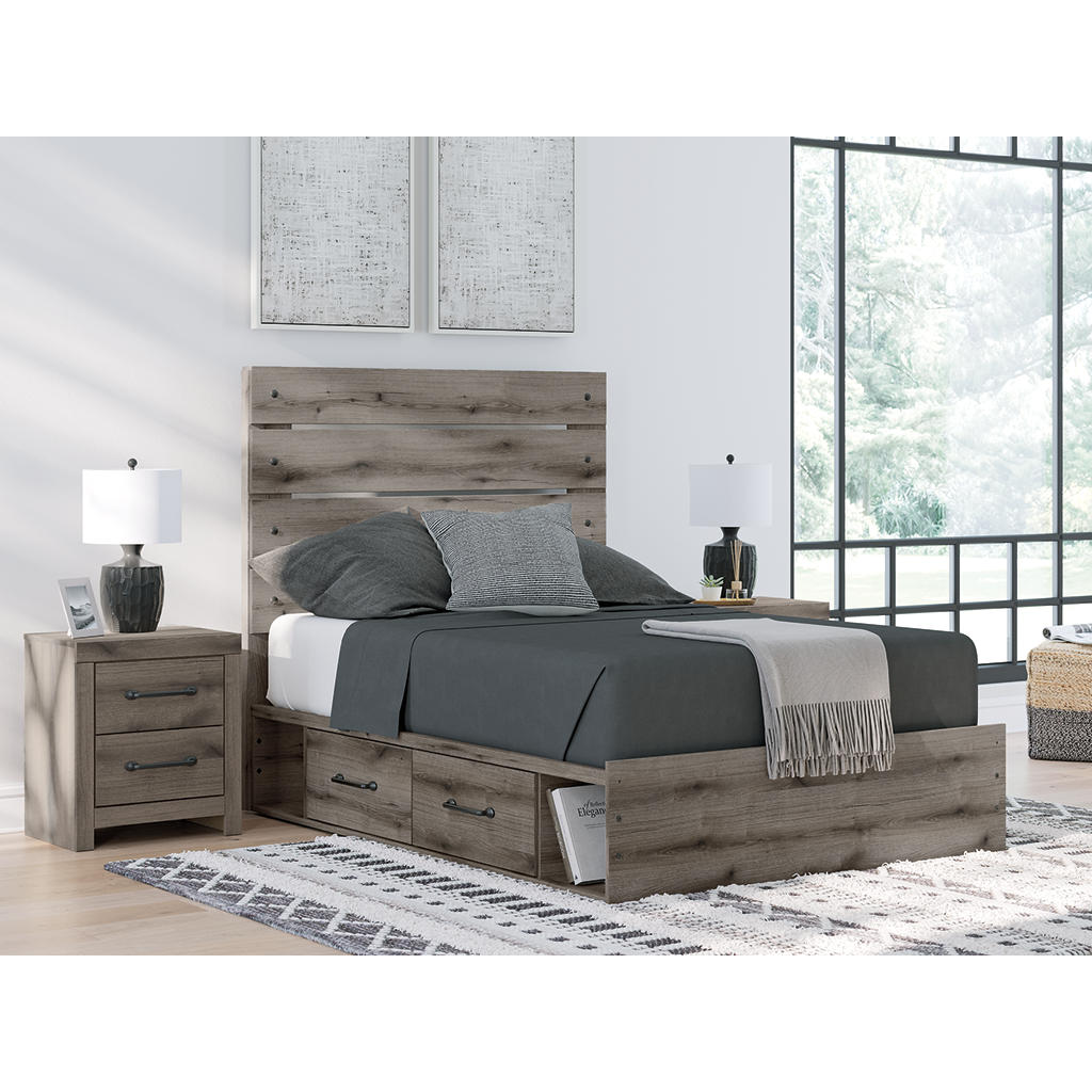 Graystorm Full Panel Storage Bed Signature Design by Ashley® Beds