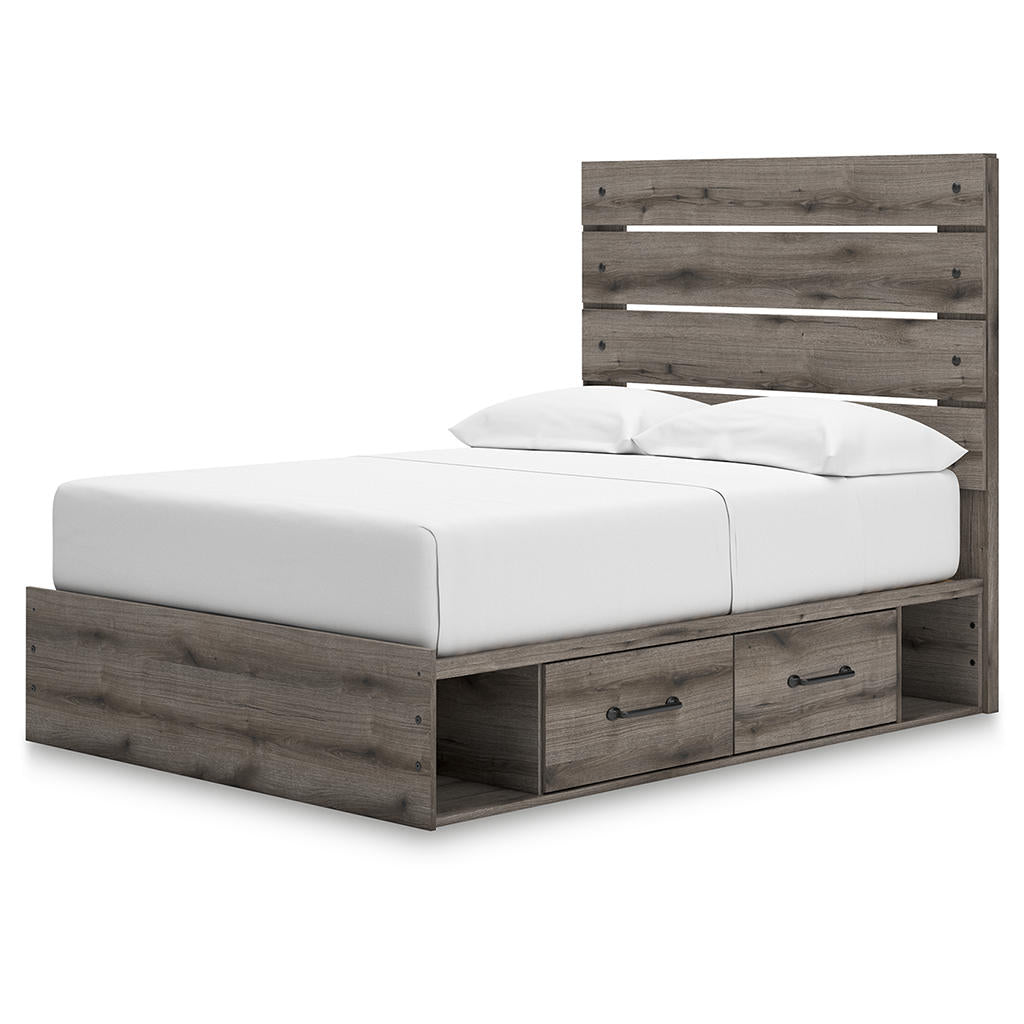 Graystorm Full Panel Bed with Storage Signature Design by Ashley® Beds