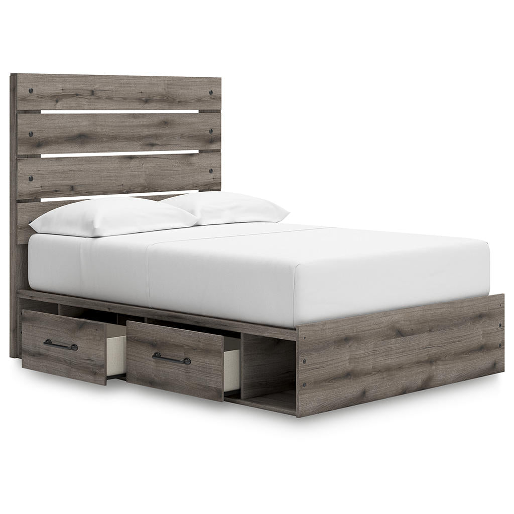 Graystorm Full Panel Bed with Storage Signature Design by Ashley® Beds