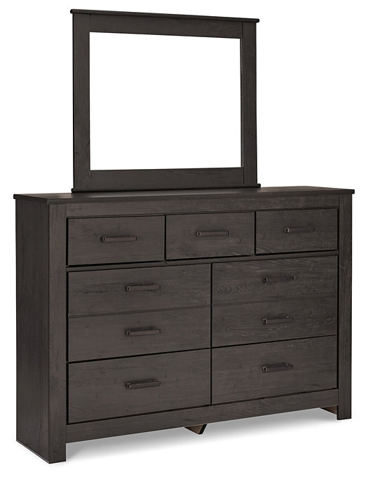 Brinxton King Panel Bed, Dresser, Mirror, Chest and Nightstand