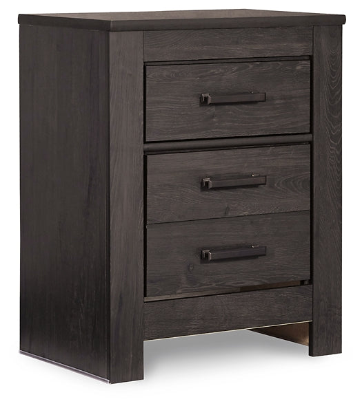 Brinxton Queen Panel Bed, Dresser, Mirror, Chest and Nightstand