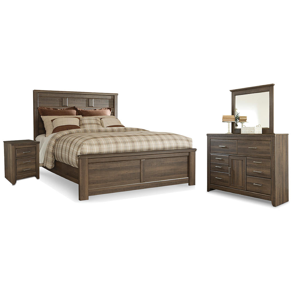 Juararo Queen Panel Bed, Dresser, Mirror and Nightstand Signature Design by Ashley® Uncategorized