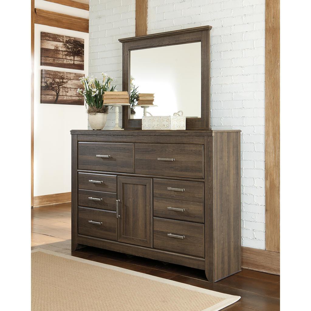 Juararo Dresser and Mirror — Dark Brown Signature Design by Ashley® Bedroom