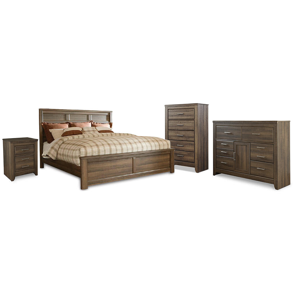 Juararo California King Panel Bed, Dresser, Chest and Nightstand Signature Design by Ashley® Uncategorized