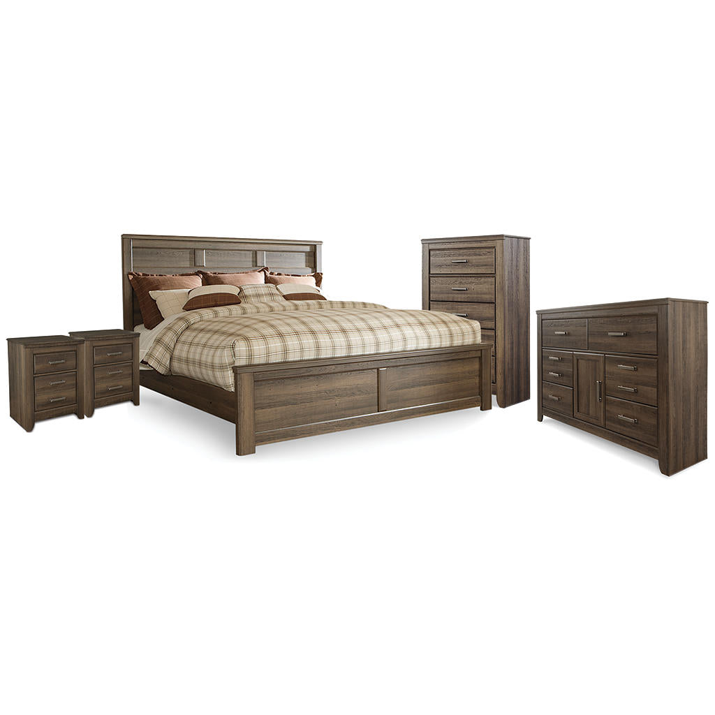 Juararo King Panel Bed, Dresser, Chest and 2 Nightstands Signature Design by Ashley® Uncategorized